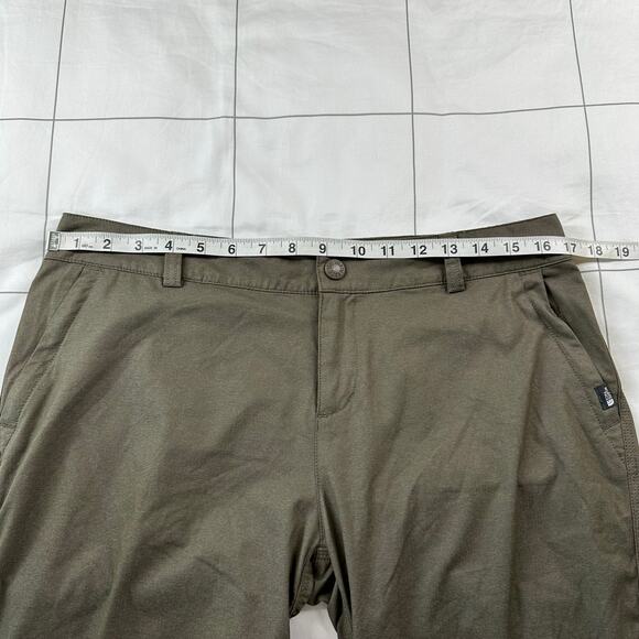 The North Face Pants Womens 10 Regular Green Brown Nylon Hiking Stretch Hiking - Picture 7 of 11